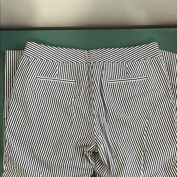 J. Crew Black and White Striped Capris - Picture 3 of 4